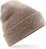 Beechfield CB45 Original Cuffed Beanie - Heather Oatmeal - One Size