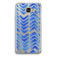 Blauwe pijlen: Samsung Galaxy A5 (2016) Transparant Hoesje