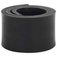 Rubberen rand voor sneeuwploeg 120x10x1 cm zwart