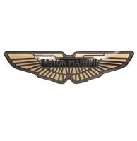 Aston Martin Logo Emaille Bord - 50 x 13 cm