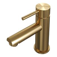 Brauer Gold - Edition Wastafelmengkraan opbouw - laag - model a - PVD - geborsteld goud 5-GG-001