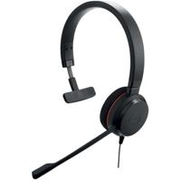 Jabra Evolve 20 Headset Bedraad Hoofdband Kantoor/callcenter USB Type-A Zwart