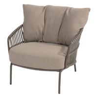 4SO Capalbio lounge stoel terra met kussens