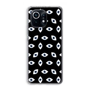 Eyes pattern: Xiaomi Mi 11 Transparant Hoesje