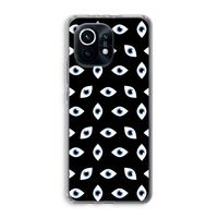 Eyes pattern: Xiaomi Mi 11 Transparant Hoesje