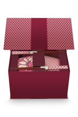 Pip Studio Giftset Bowls 15cm & Chopsticks Oriental Flower Festival Dar