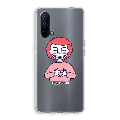 Hartje: OnePlus Nord CE 5G Transparant Hoesje