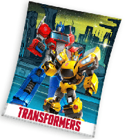 Transformers fleece plaid meerkleurig 130x160cm Transformers fleece plaid meerkleurig 130x160cm