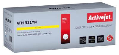 Activejet ATM-321YN tonercartridge (vervangt Konica Minolta TN321Y; Supreme; 25000 pagina's; geel)