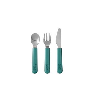 Kinderbestekset Mepal Mio 3-delig - deep turquoise