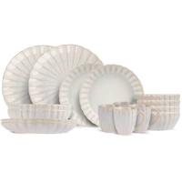Cosy & Trendy Serviesset Astera Pure 16-delig | 4 personen - 4 dinerborden, 4 diepe borden, 4 kommen en 4 mokken Cosy & Trendy Serviesset Astera Pure 16-delig | 4 personen - 4 dinerborden, 4 diepe borden, 4 kommen en 4 mokken