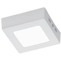 LED Plafondlamp Vierkant 5W 3000K Mat Wit Aluminium