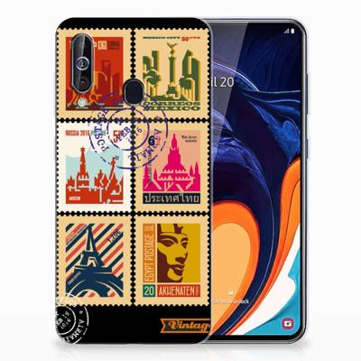 Samsung Galaxy A60 | Silliconen Back Cover | Postzegels