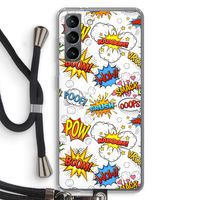 Pow Smack: Samsung Galaxy S21 Transparant Hoesje met koord