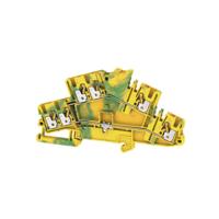 Weidmüller 2531320000 Aardingsklem 5.10 mm Push-In-klem Groen, Geel 50 stuk(s)