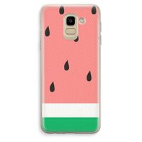 Watermeloen: Samsung Galaxy J6 (2018) Transparant Hoesje