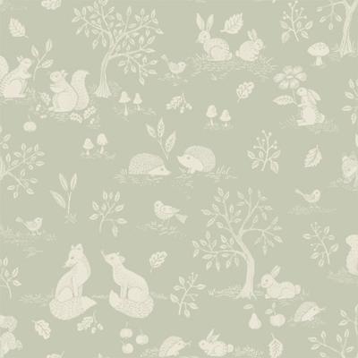 Dutch Wallcoverings Gronhaga - Ivar Light Green - Groen