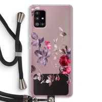 Mooie bloemen: Samsung Galaxy A51 5G Transparant Hoesje met koord