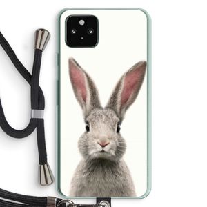 Daisy: Pixel 5a 5G Transparant Hoesje met koord