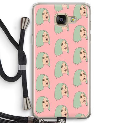 King Kylie: Samsung Galaxy A5 (2016) Transparant Hoesje met koord