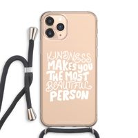 The prettiest: iPhone 11 Pro Max Transparant Hoesje met koord