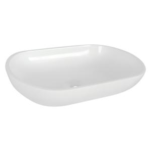 Differnz Ovalo waskom polybeton | wit | 54 x 34 x 12 cm