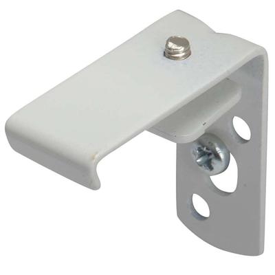 Leen Bakker - Wandsteunen 3cm, 2 Stuks Plus Rail - Metaal - Wit