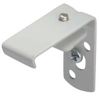 Leen Bakker - Wandsteunen 3cm, 2 Stuks Plus Rail - Metaal - Wit