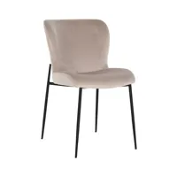 Eetkamerstoel Darby Khaki Black (Brandvertragend)