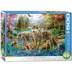 Wolf Lake Fantasy Puzzel 500XL Stukjes