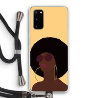 Golden hour: Samsung Galaxy S20 Transparant Hoesje met koord