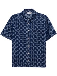 Simkhai chemise Jonas en jacquard - Bleu