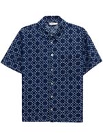 Simkhai chemise Jonas en jacquard - Bleu - thumbnail