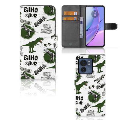 Telefoonhoesje | Met pasjeshouder | voor Motorola Edge 40 Dinosaurus