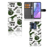 Telefoonhoesje | Met pasjeshouder | voor Motorola Edge 40 Dinosaurus