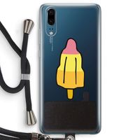Raketijsje: Huawei P20 Transparant Hoesje met koord