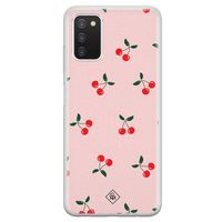 Samsung Galaxy A03s siliconen hoesje - Kersjes Samsung Galaxy A03s siliconen hoesje - Kersjes