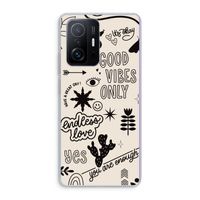 Good vibes: Xiaomi 11T Transparant Hoesje