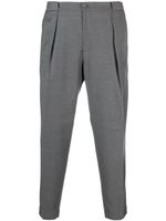 Briglia 1949 pressed-crease tapered-leg trousers - Gris - thumbnail