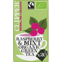 Clipper Raspberry & Mint Organic Green Tea 20 Zakjes 35 g bij Jumbo