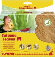 Sera Catappa Leaves M 16-20 cm - 10-Pack Natuurlijke Waterzuivering & Gezondheid voor Aquarium