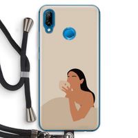 Fresh coffee: Huawei P20 Lite Transparant Hoesje met koord