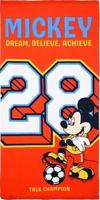 Mickey Mouse strandlaken Oranje 70 x 140 cm - polyester