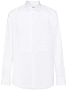 Valentino Garavani chemise en coton à logo GG - Blanc