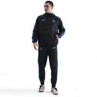 Nike Inter Milan Trainingspak Woven Hooded 2025-2026 Zwart Lichtblauw Blauw