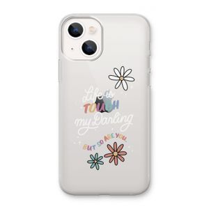 Tough Life: iPhone 13 mini Transparant Hoesje