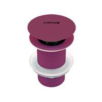 Afvoerplug Creavit Loop | 5/4" | Click waste verlengd | Keramiek | Rond | Roze