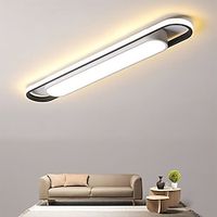 moderne led-plafondlamp 15,6-39 inch ingebouwde plafondlamp geschikt voor metalen plafondkroonluchters in woonkamers slaapkamers restaurants kantoren gangen en gangen ac110v ac220v Lightinthebox