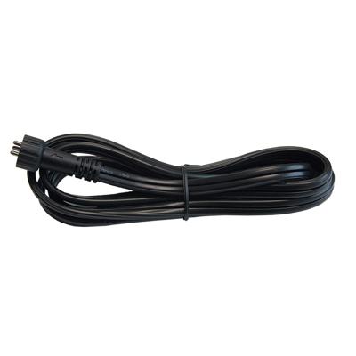 Verlengkabel 1m - 12V - IP44 Waterdicht - Zwart