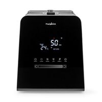 Nedis SmartLife Luchtbevochtiger | 110 W | Met Koele en Warme mist | 5.5 l | Hygrometer | Timer | Afstandsbediening | Nachtstand | Zwart - HUMI150BKW